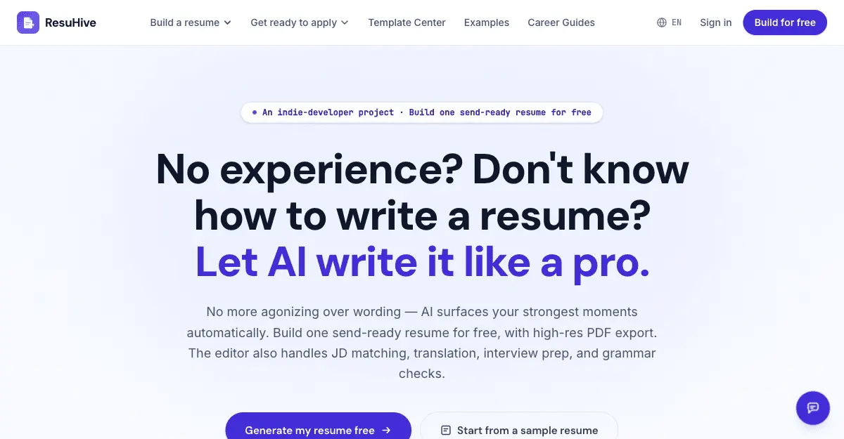 Screenshot 2 of ResuHive