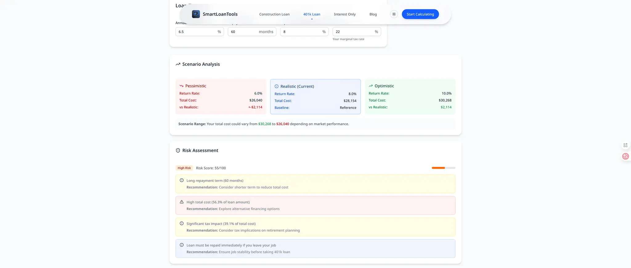 Screenshot 3 of SmartLoanTools