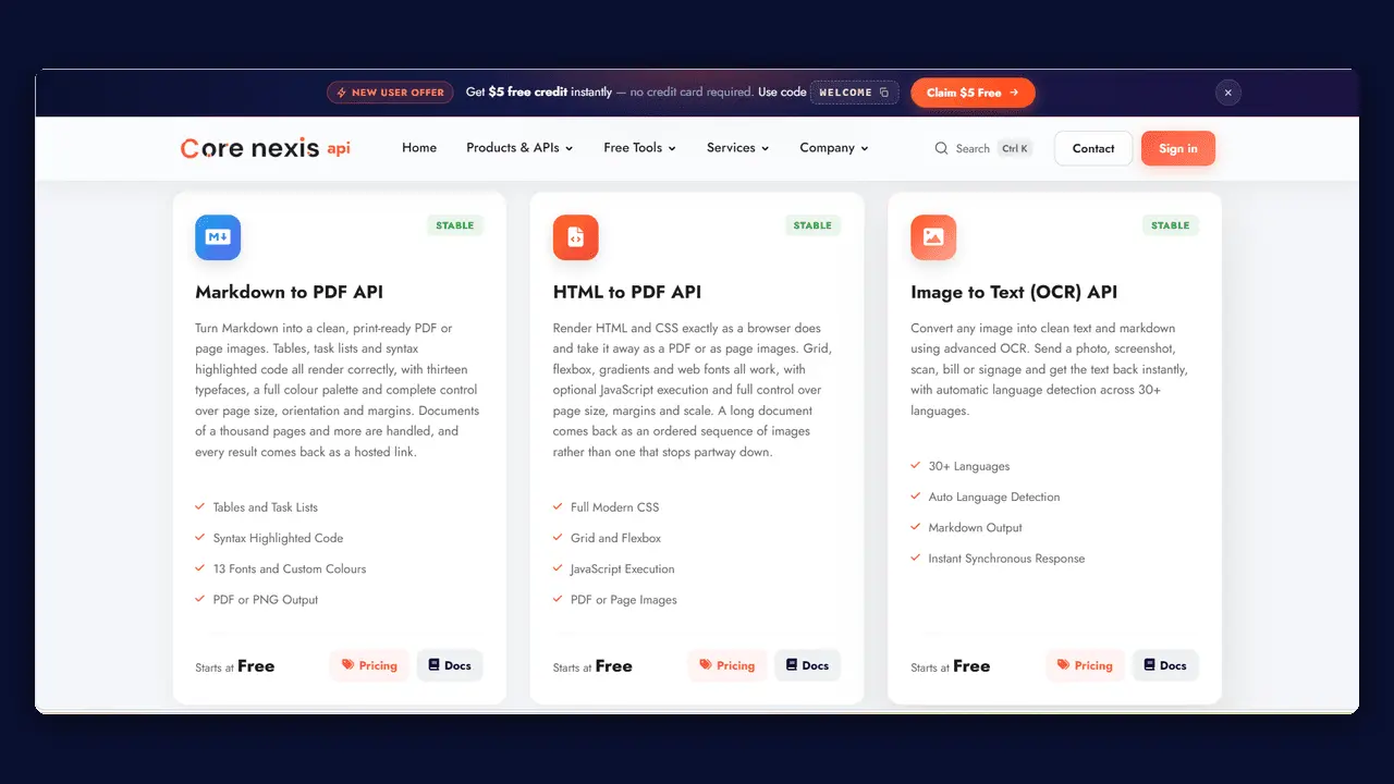 Screenshot 2 of Corenexis API Platform