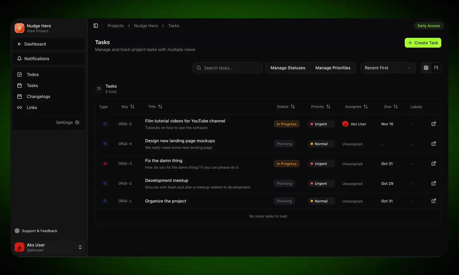Screenshot 2 of NudgeKai - All-in-One Project Management