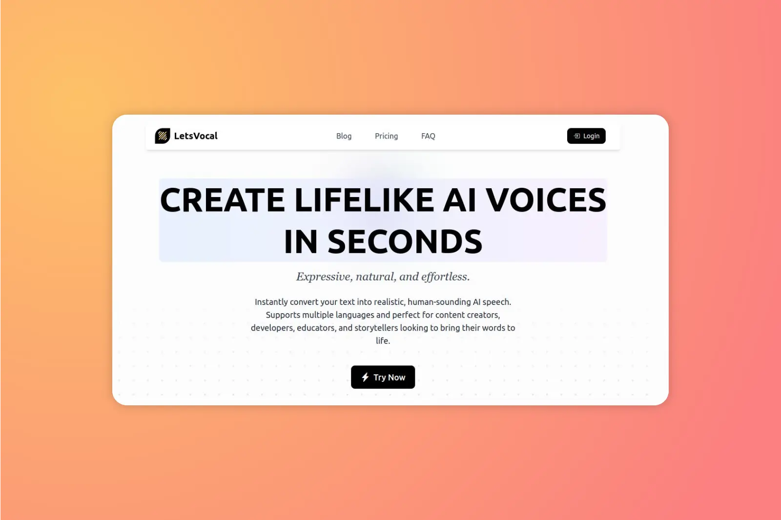 Screenshot 1 of Lets Vocal