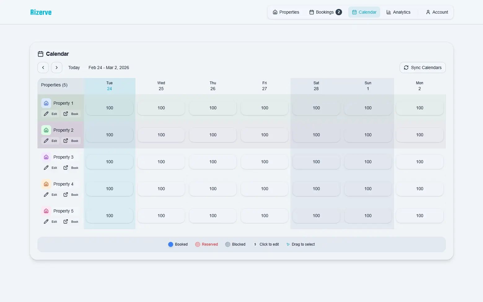 Screenshot 2 of Rizerve.io