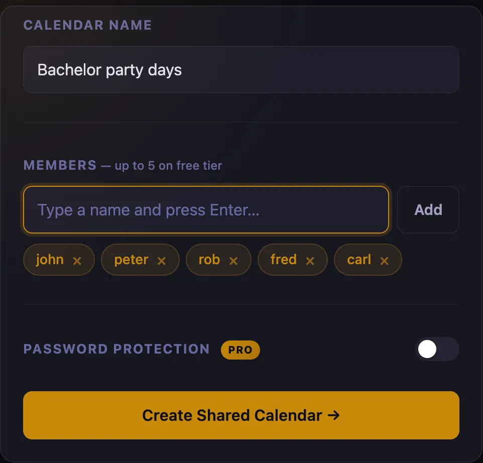 Screenshot 3 of OurCalendar