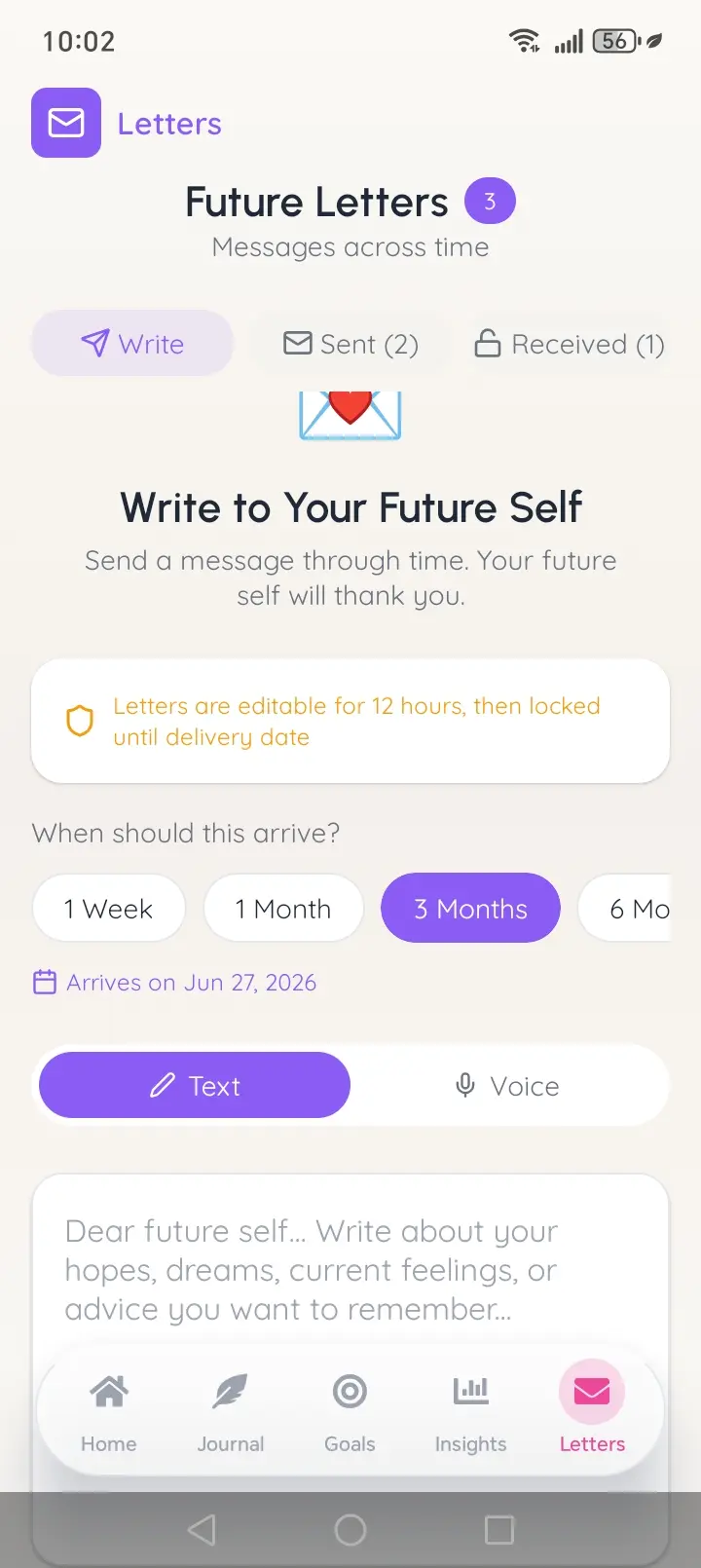 Screenshot 4 of SpeakDiary - Voice Diary App