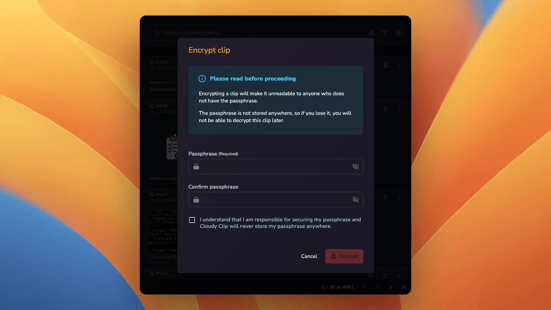 Screenshot 3 of Cloudy Clip