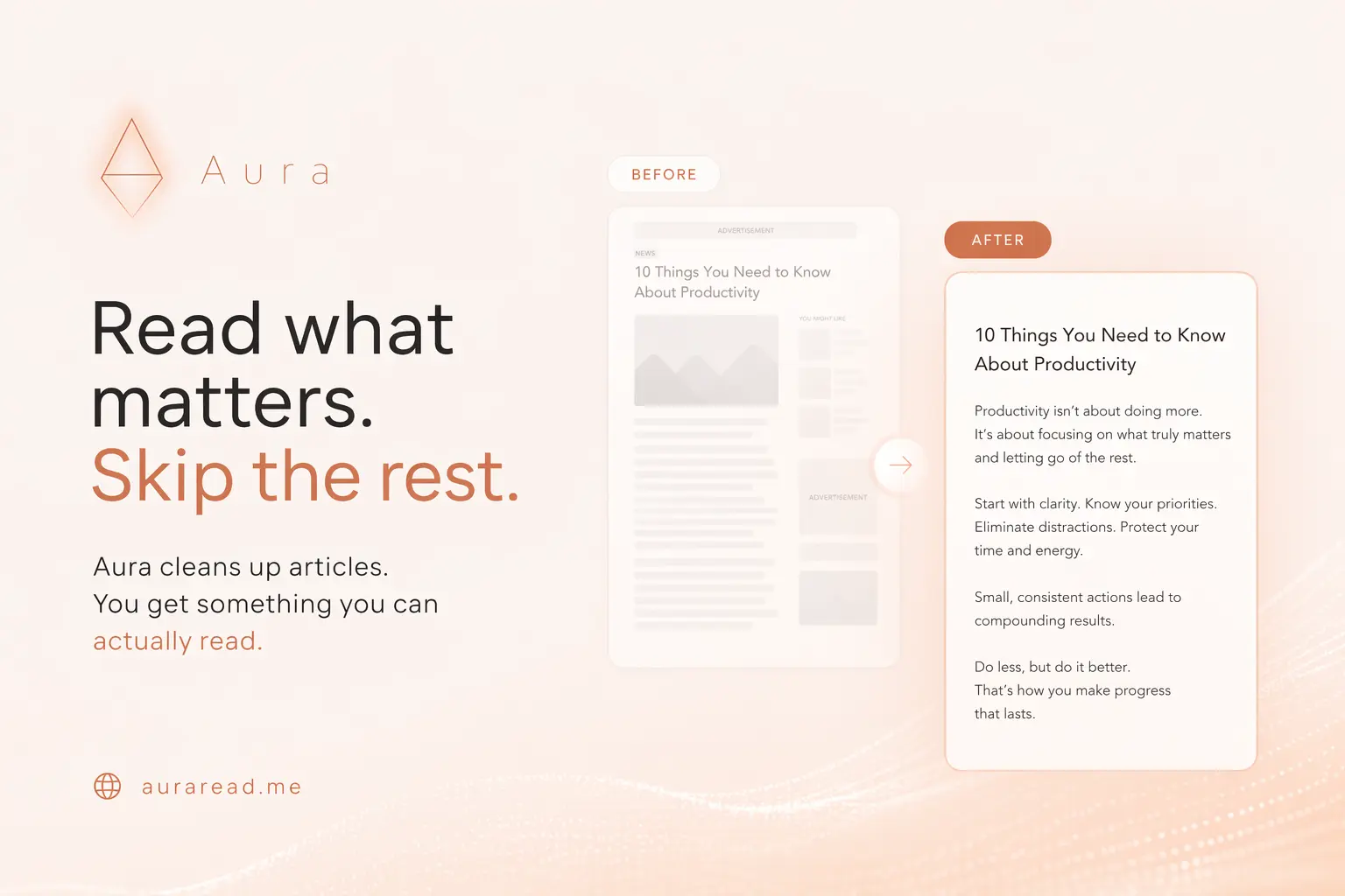 Screenshot 1 of Aura Reader