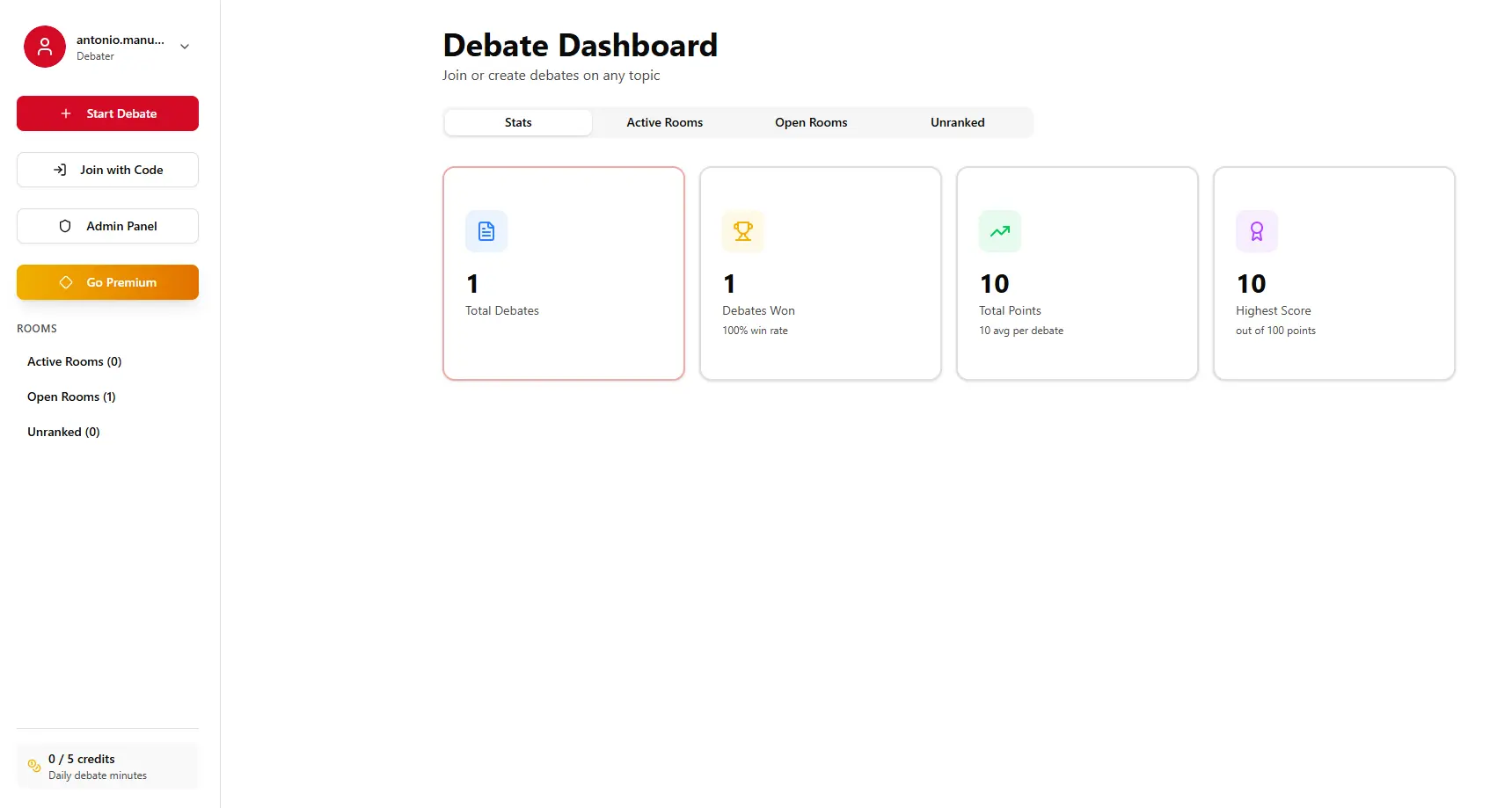 Screenshot 3 of Argufi - (Debate Arena with AI Judge)