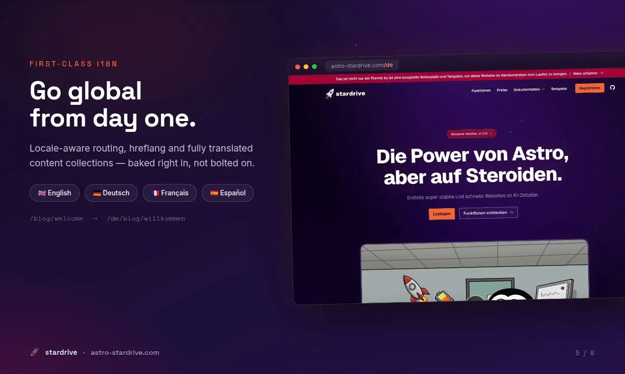 Screenshot 5 of Astro Stardrive Boilerplate