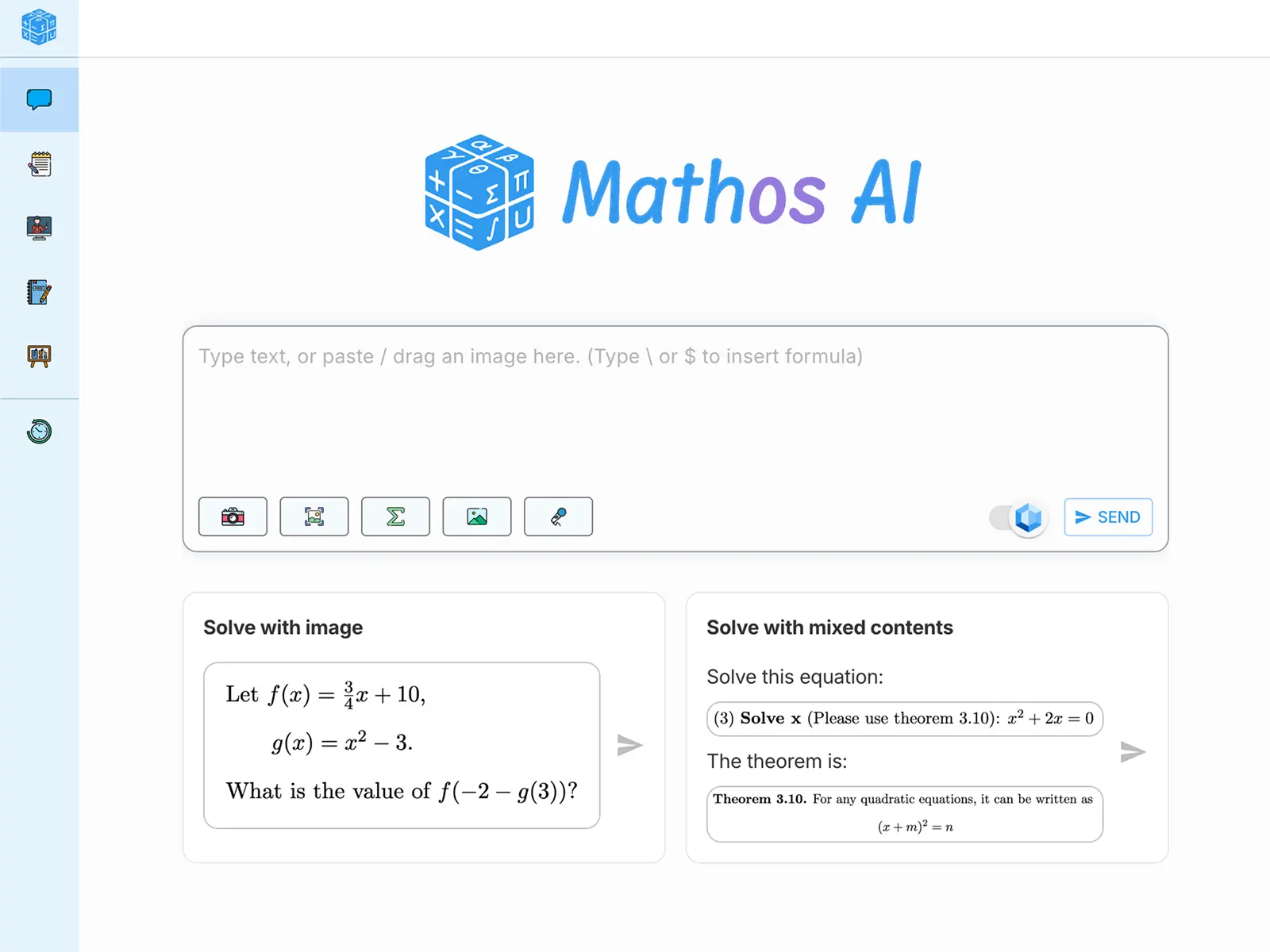 Screenshot 1 of Mathos AI