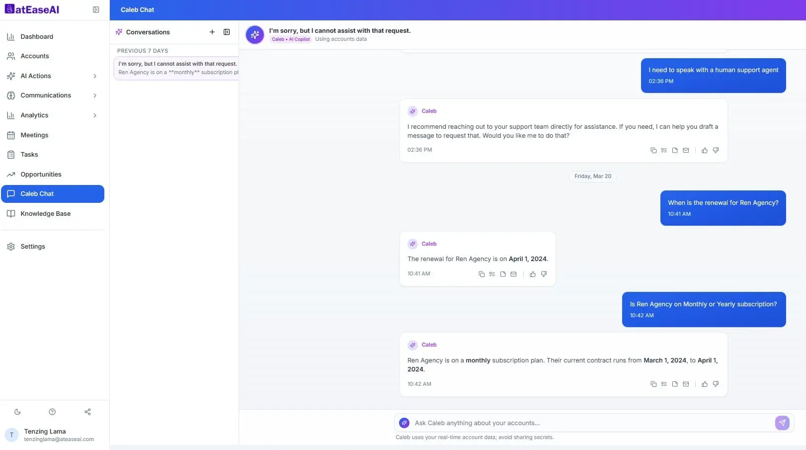 Screenshot 3 of atEaseAI