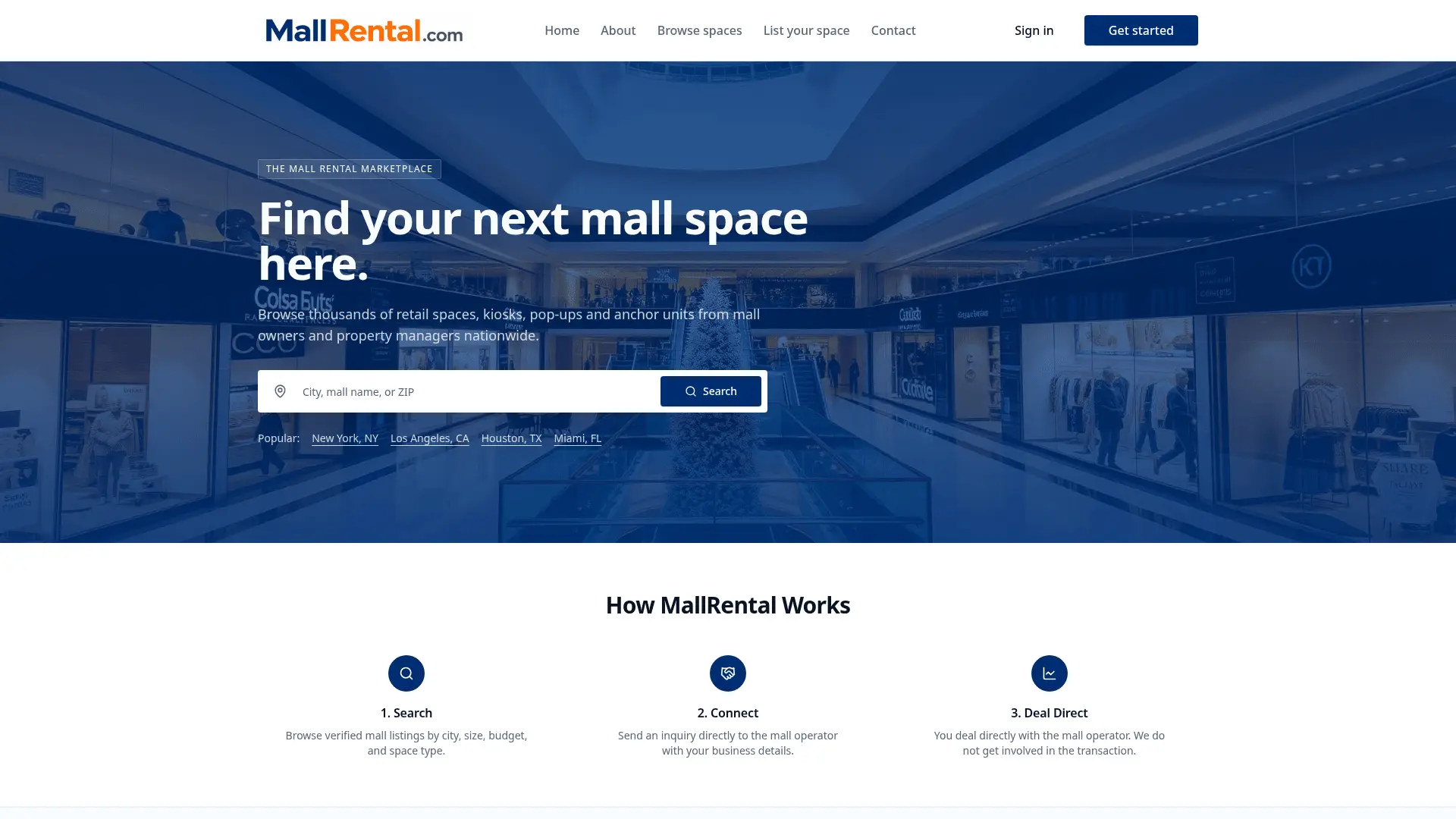Screenshot 1 of Mall Rental
