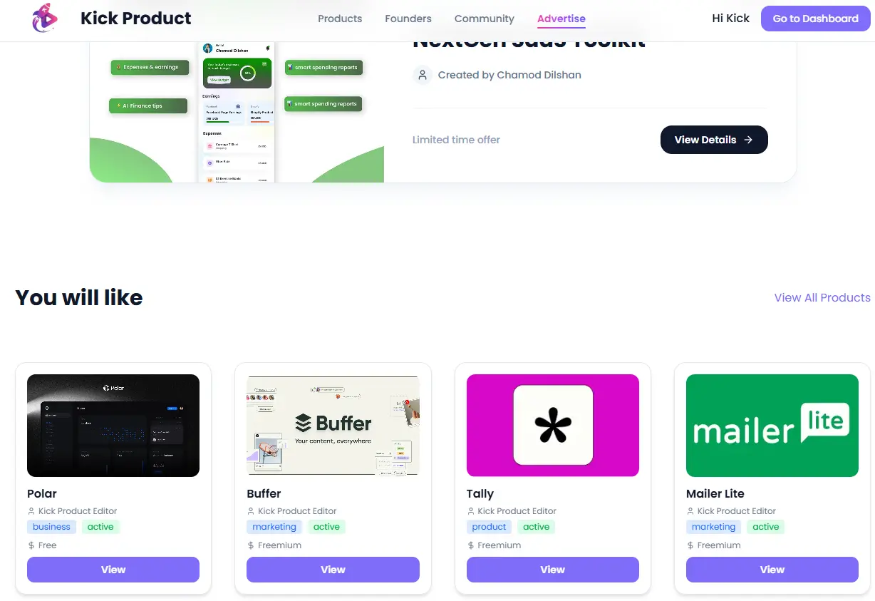 Screenshot 7 of Kick Product