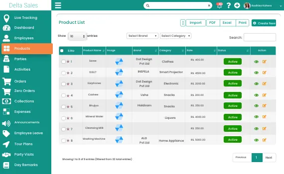 Screenshot 3 of Delta Sales App