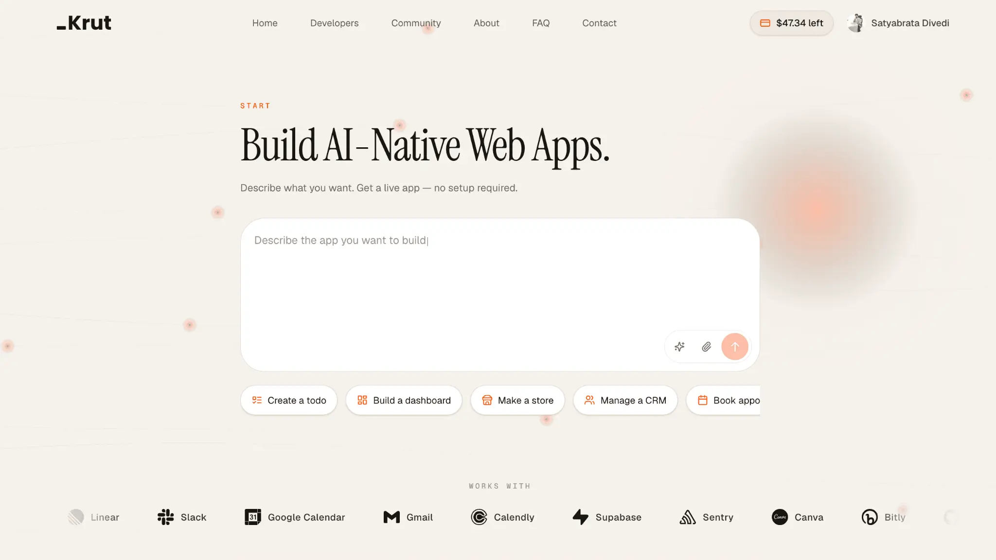 Screenshot 1 of Krut AI