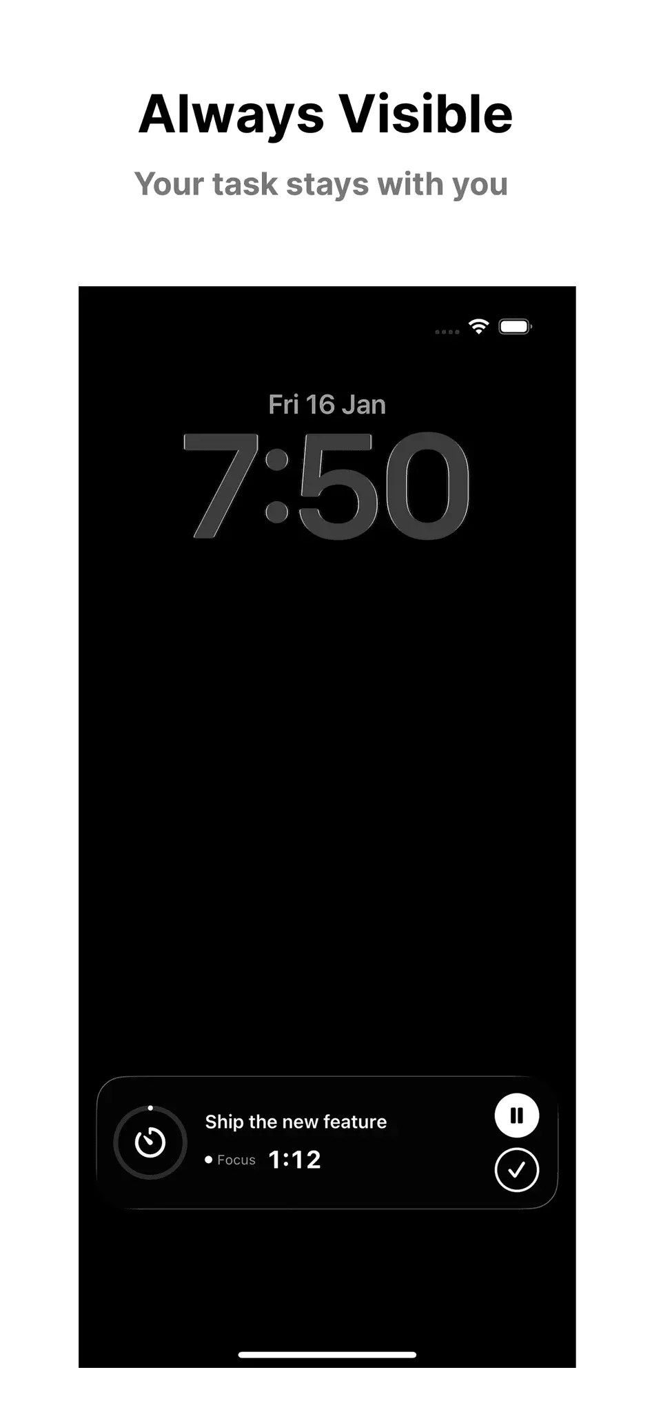 Screenshot 8 of OneTask Single Task Timer App