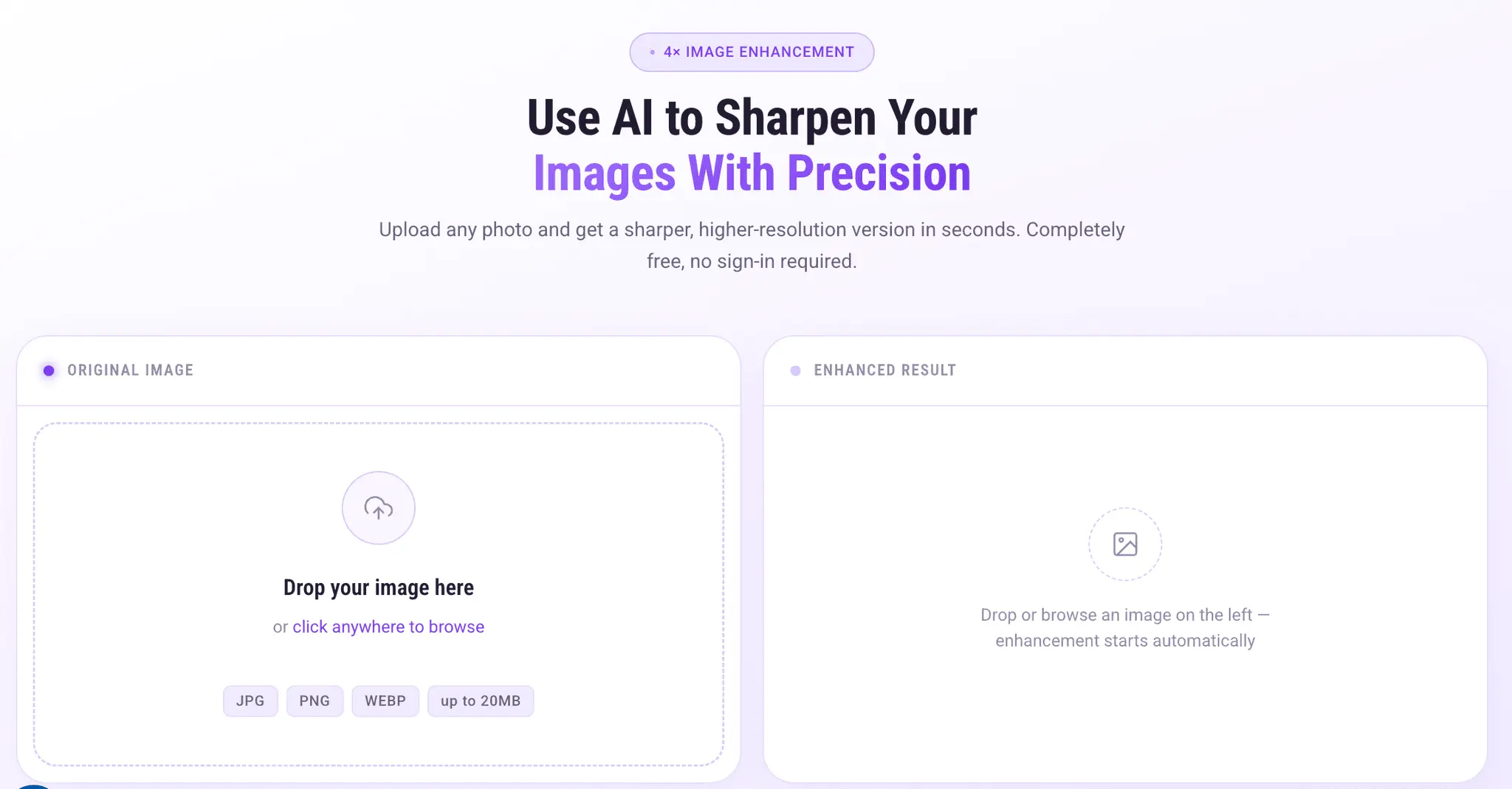 Screenshot 1 of Image Sharpen