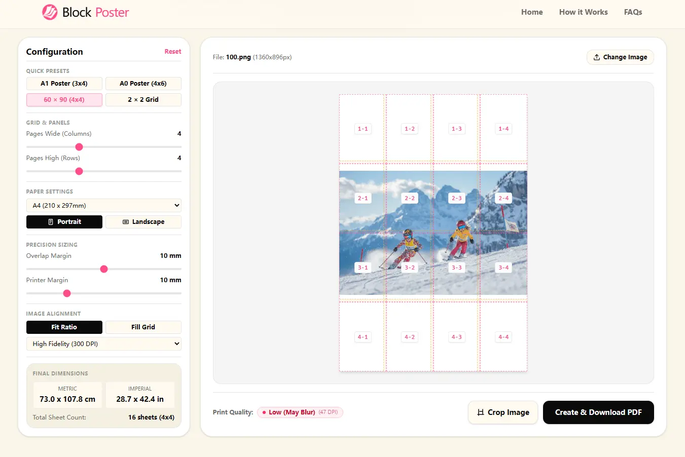 Screenshot 2 of Block Poster Maker