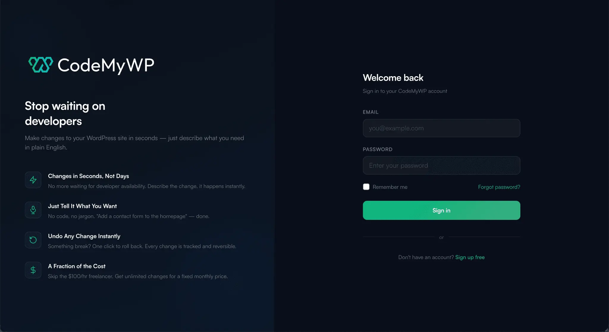 Screenshot 7 of CodeMyWP