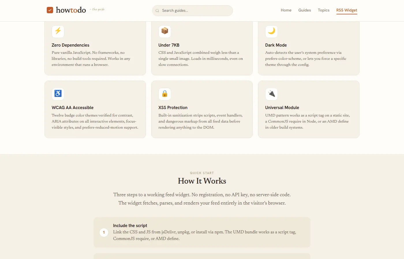 Screenshot 3 of RSS Feed Widget