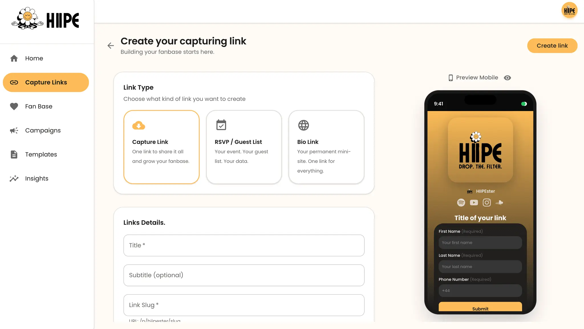 Screenshot 1 of HIIPE.io
