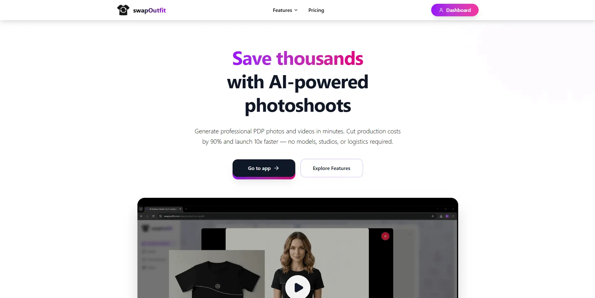 Screenshot 1 of swapOutfit