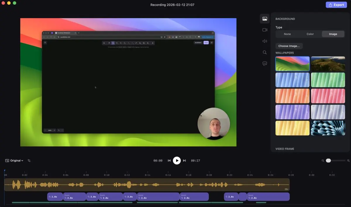 Screenshot 1 of AfterCut — Screen Recorder