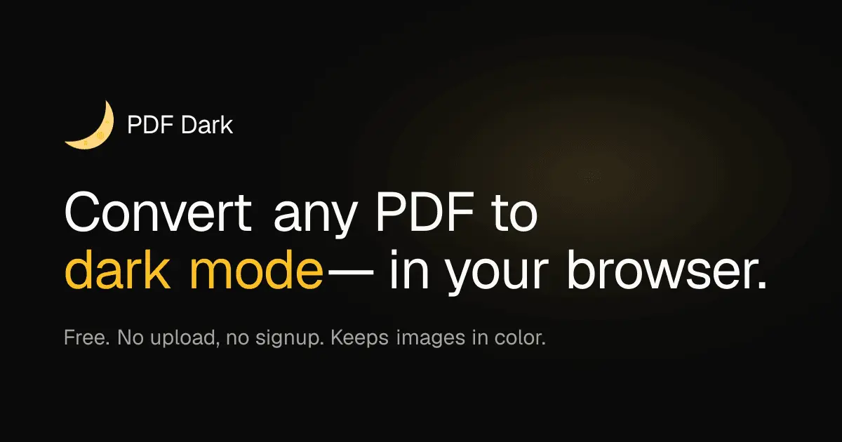 Screenshot 1 of PDF Dark
