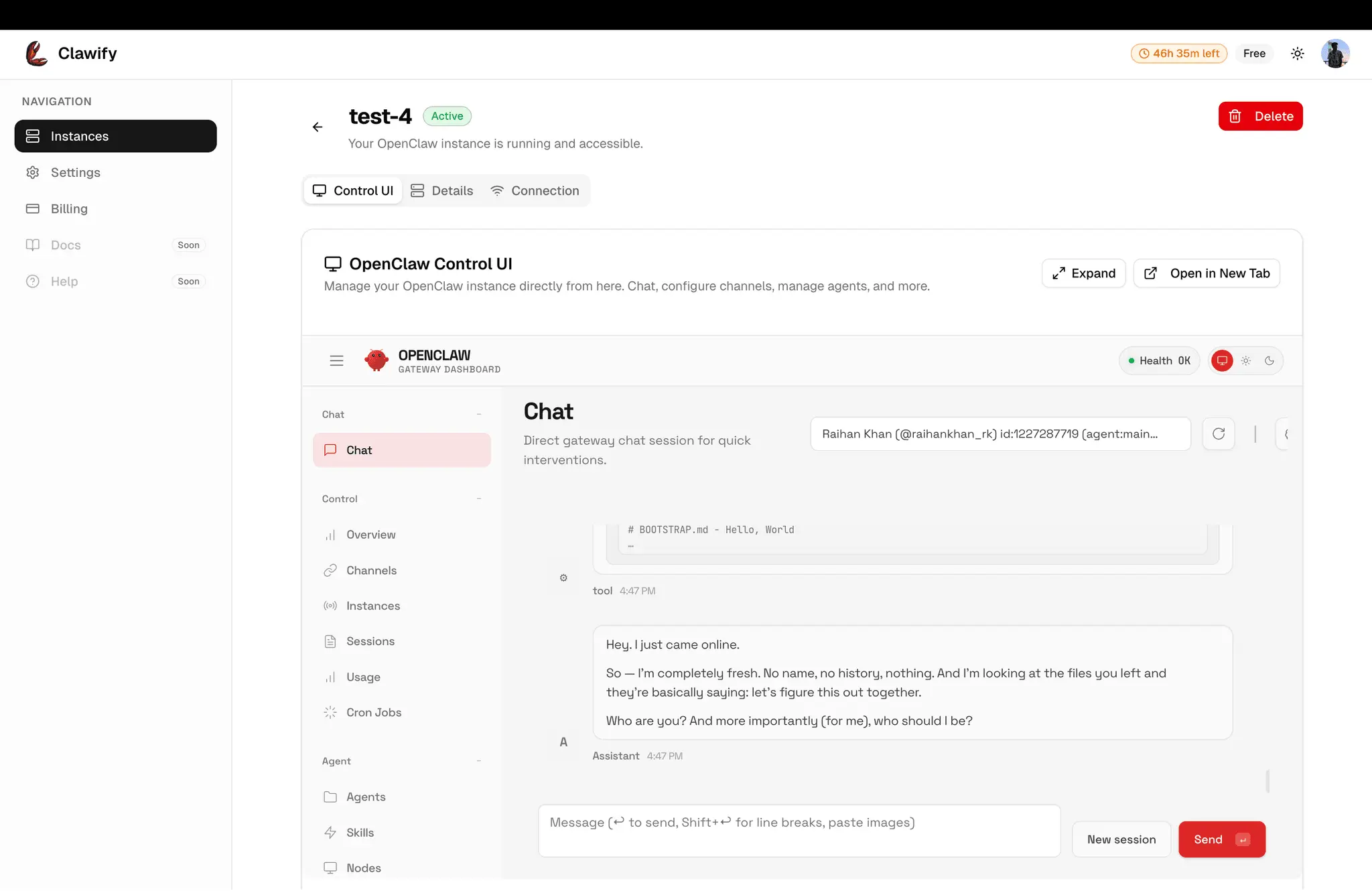 Screenshot 1 of Clawify