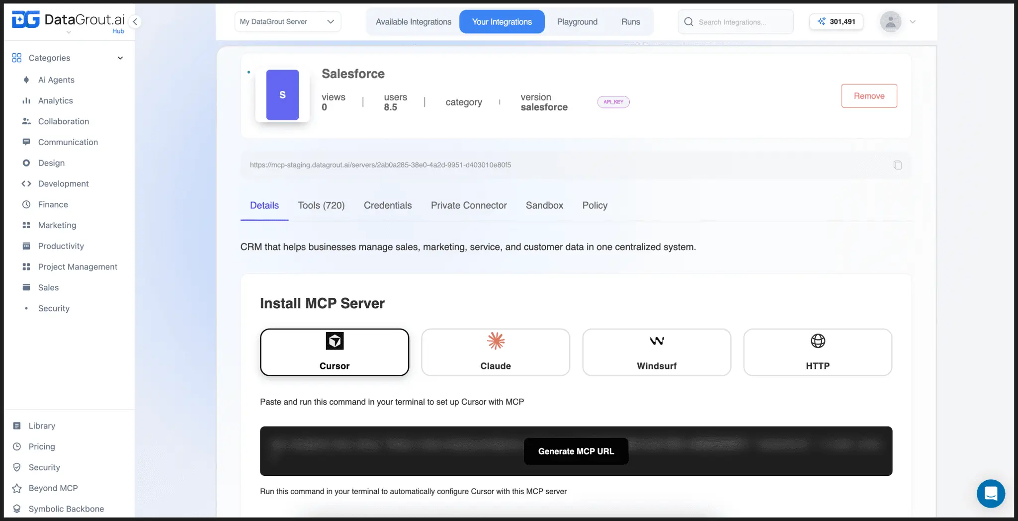 Screenshot 1 of DataGrout