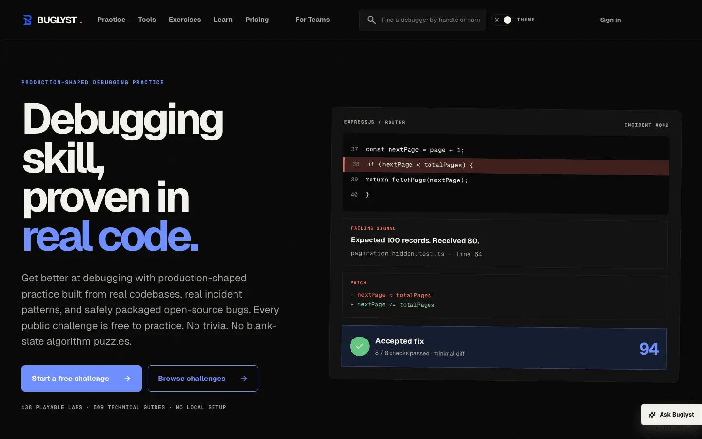 Screenshot 1 of Buglyst