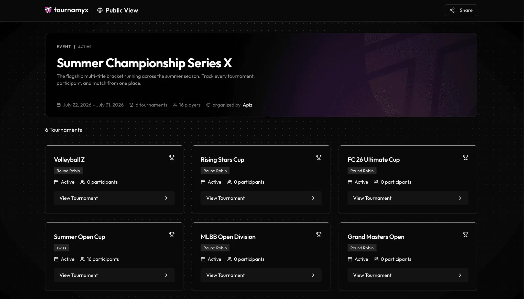 Screenshot 8 of Tournamyx 