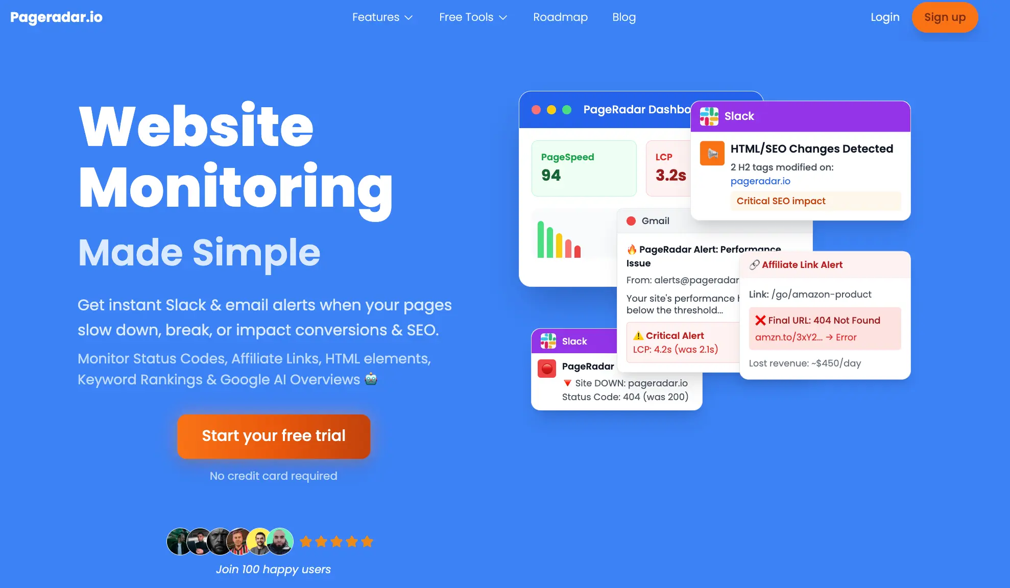 Screenshot 1 of Pageradar