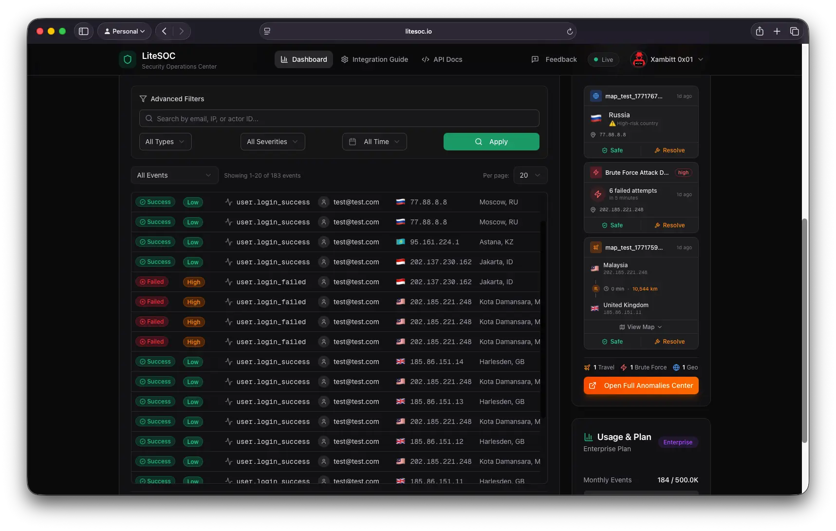 Screenshot 3 of LiteSOC