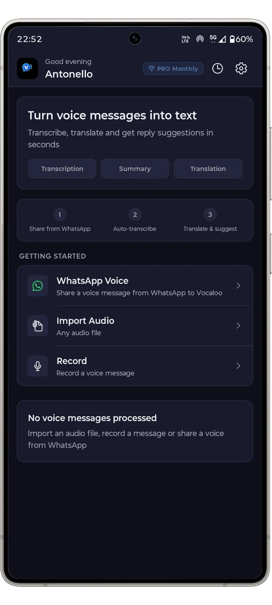 Screenshot 1 of Vocaloo
