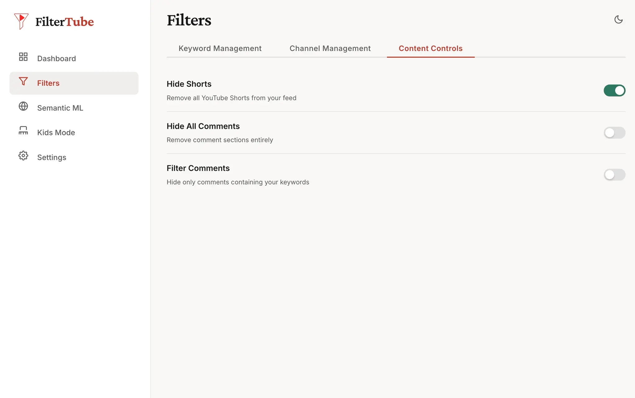 Screenshot 6 of FilterTube