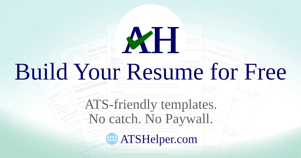 Screenshot 1 of ATS Helper
