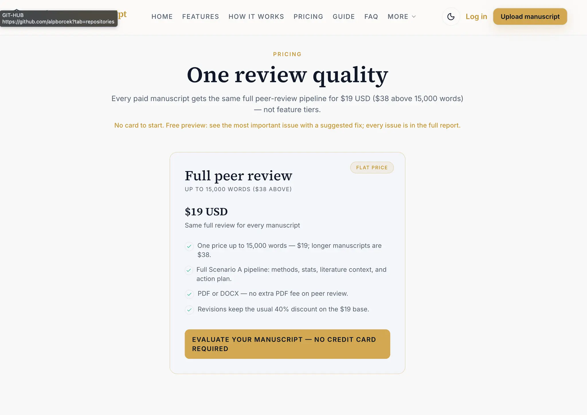 Screenshot 4 of Review My Manuscript