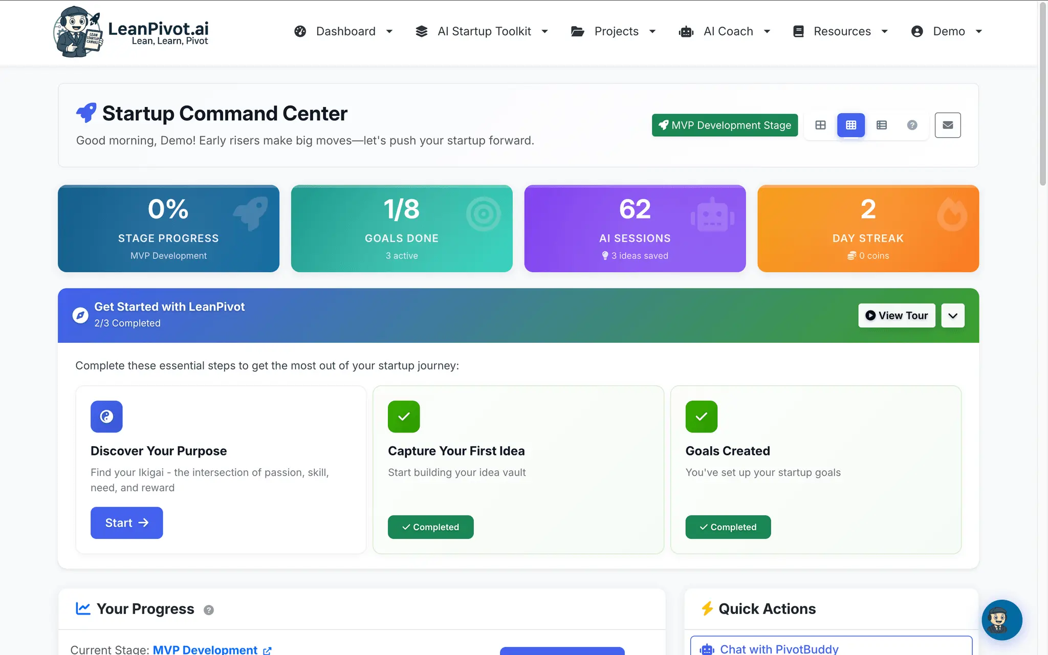 Screenshot 9 of LeanPivot.ai