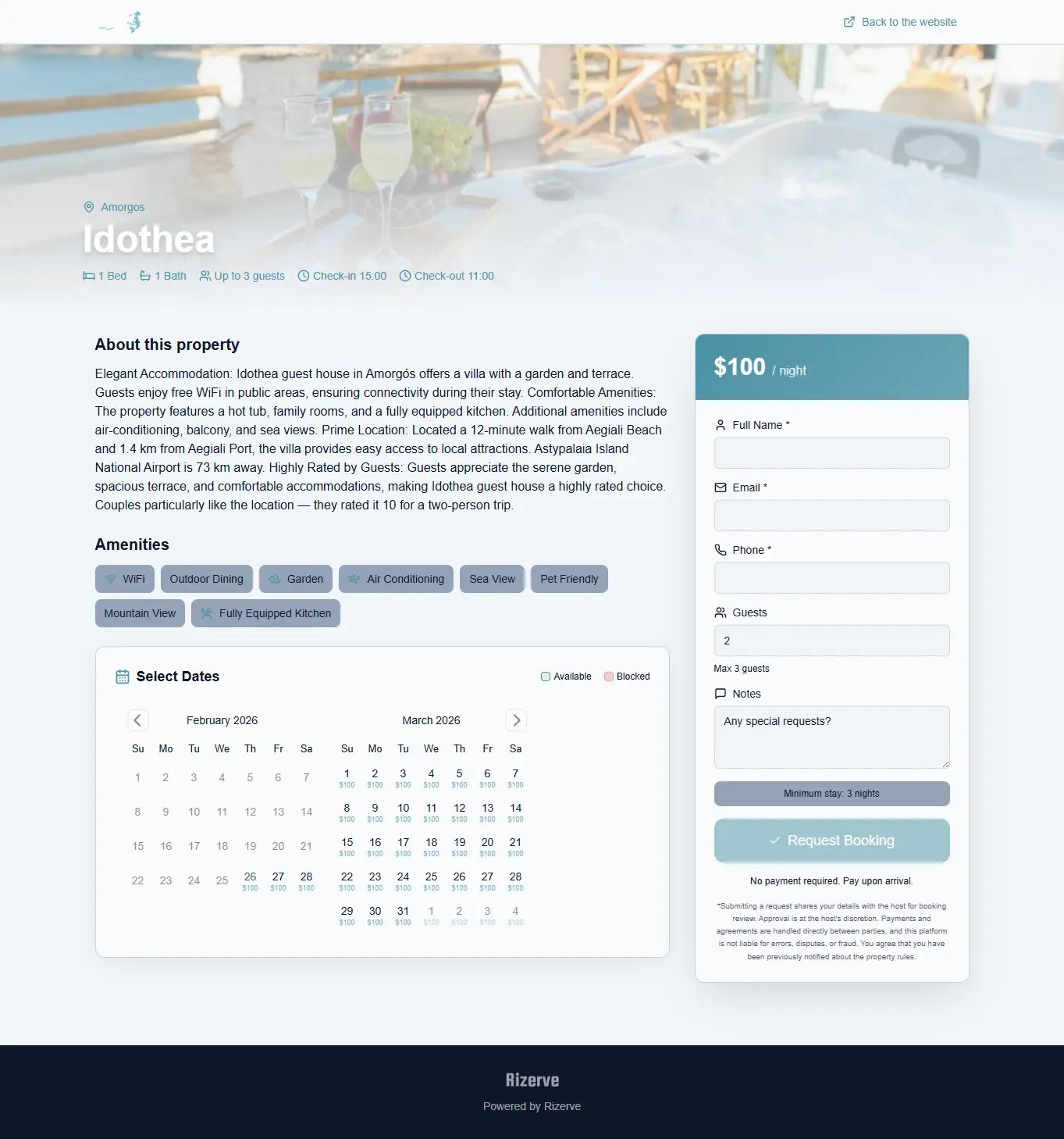 Screenshot 3 of Rizerve.io