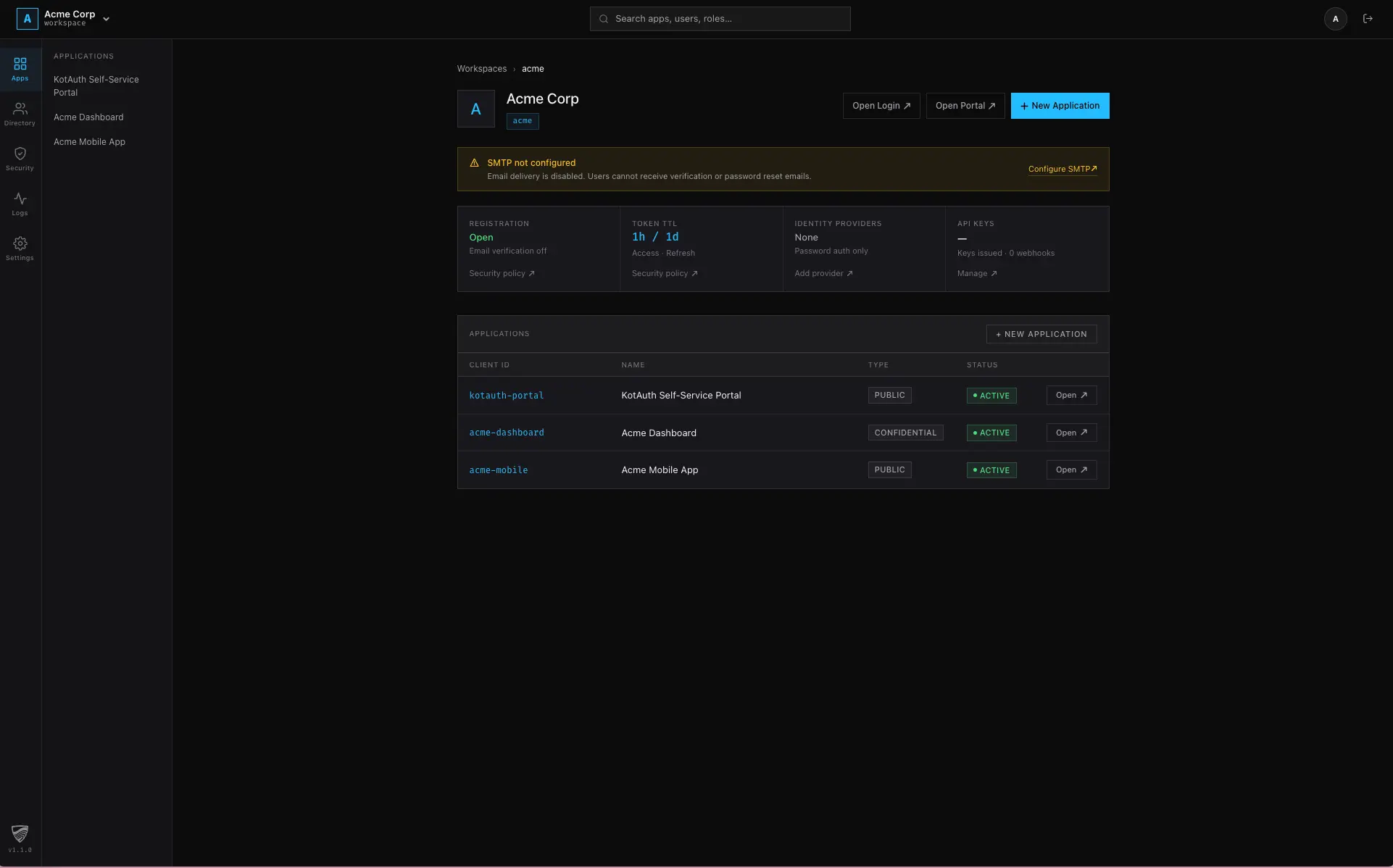 Screenshot 1 of Kotauth