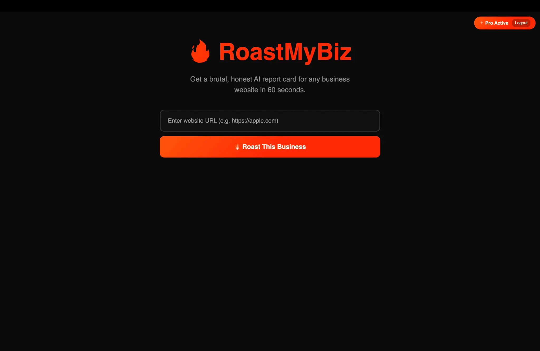 Screenshot 2 of RoastMyBiz