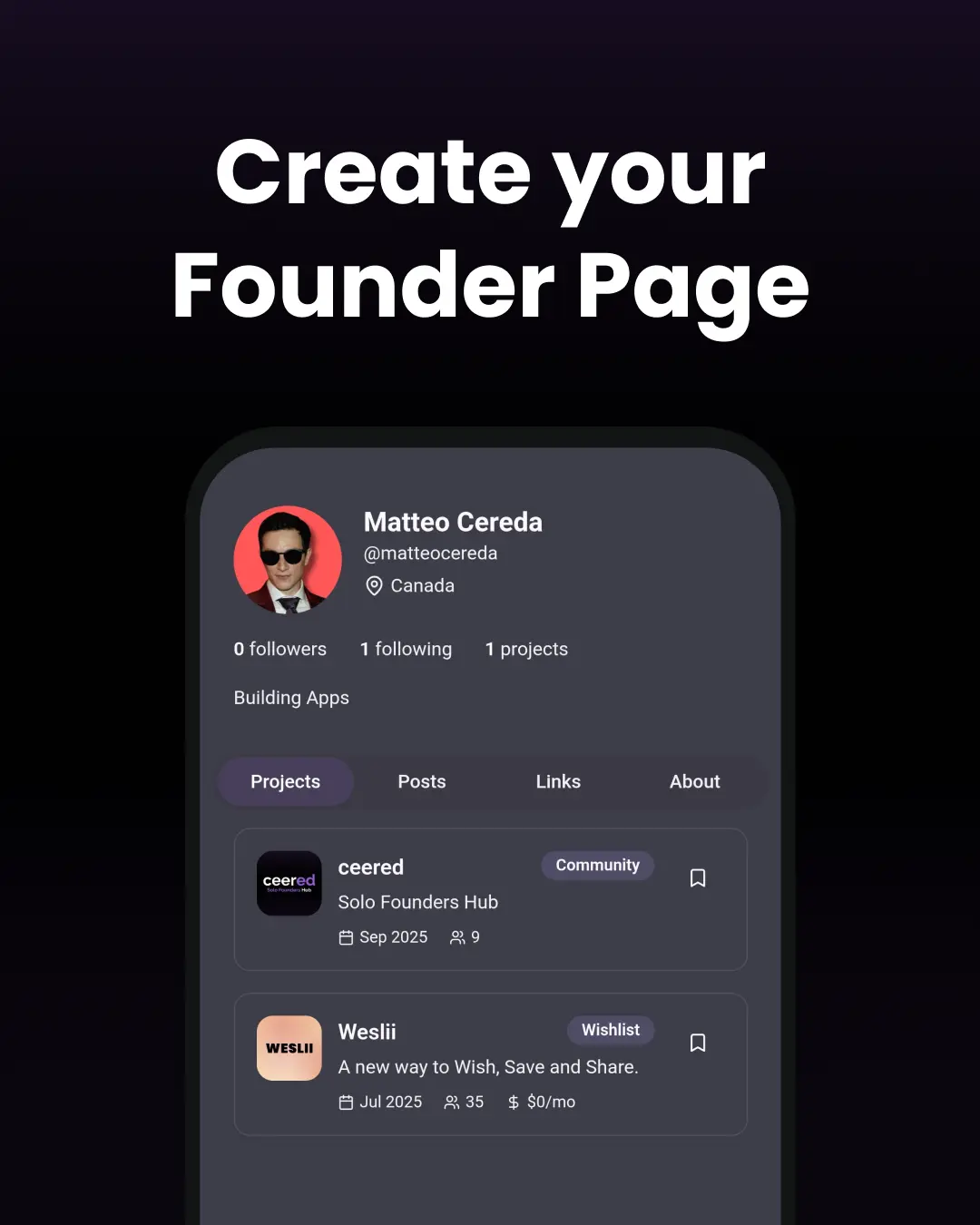 Screenshot 4 of Ceered - Solo Founders Hub