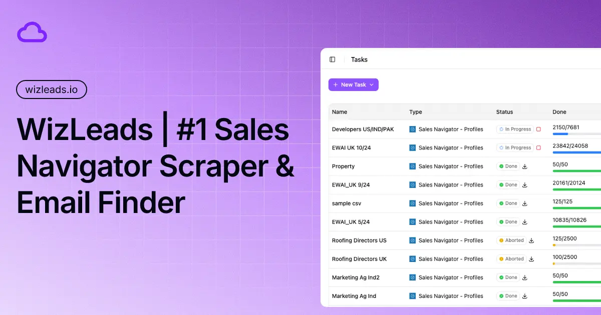 Screenshot 1 of WizLeads
