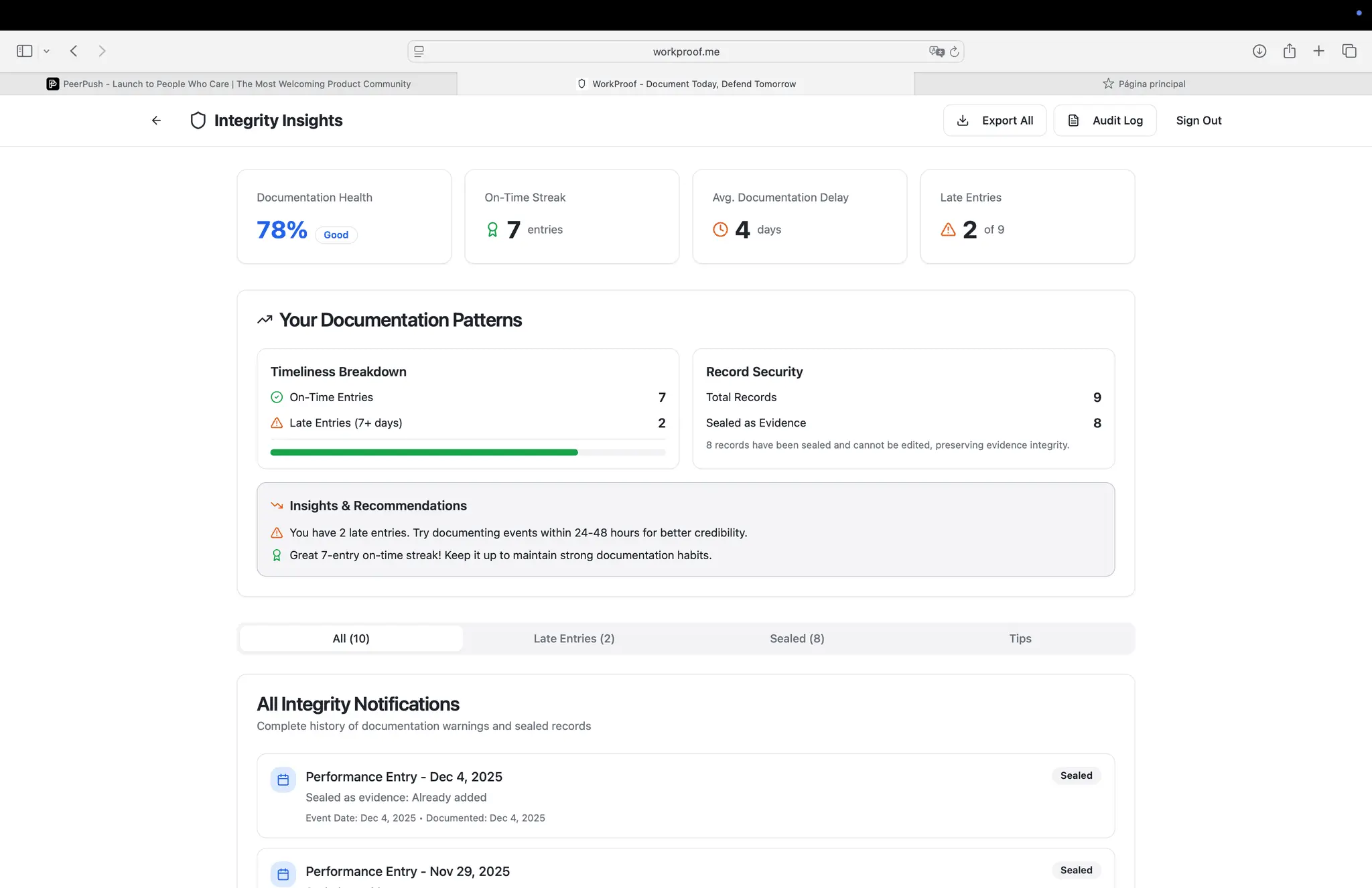 Screenshot 6 of WorkProof