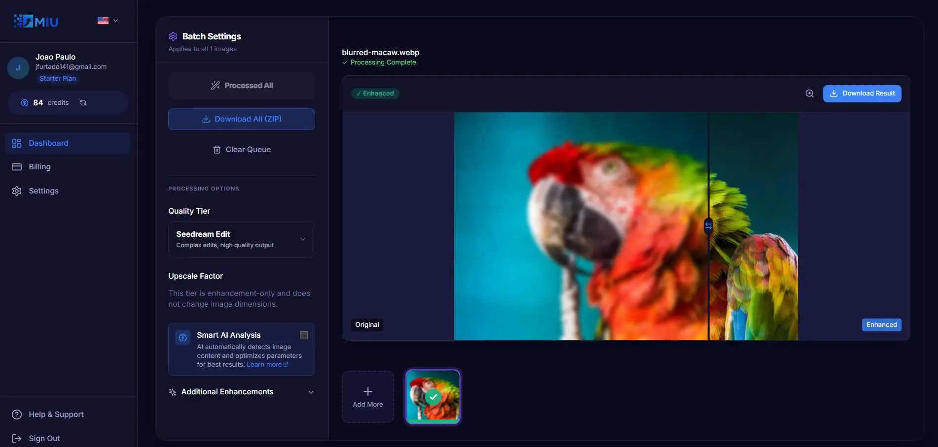 Screenshot 1 of MyImageUpscaler