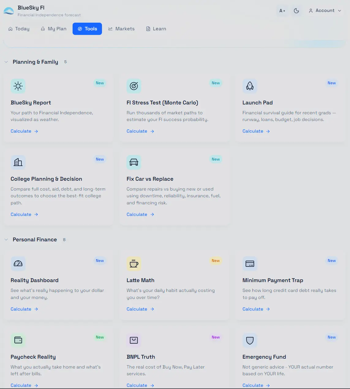 Screenshot 5 of Blue Sky FI (Financial Independence)