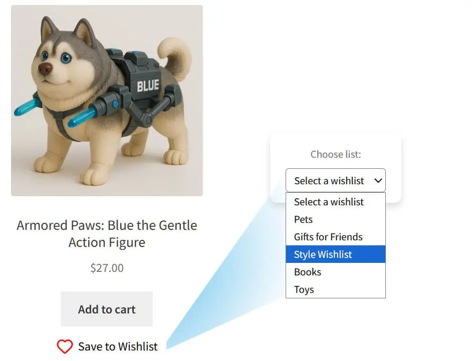 Screenshot 2 of SaveTo Wishlist