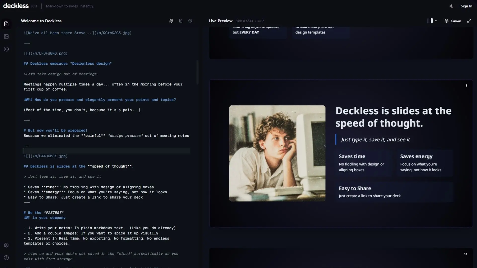 Screenshot 1 of Deckless