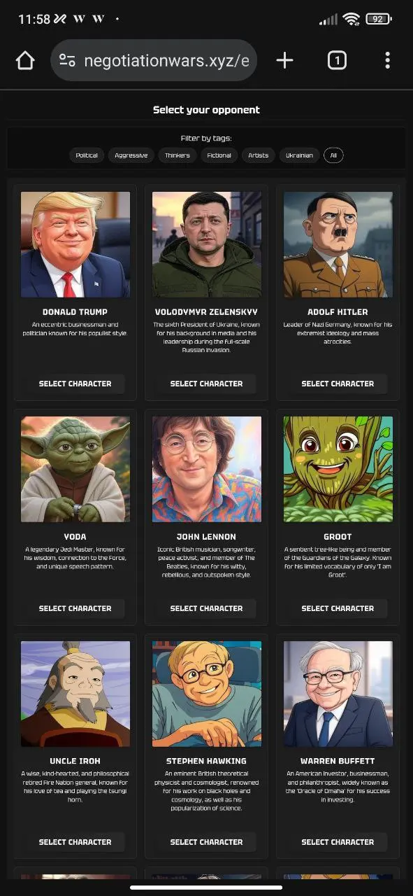 Screenshot 2 of Debates Simulator