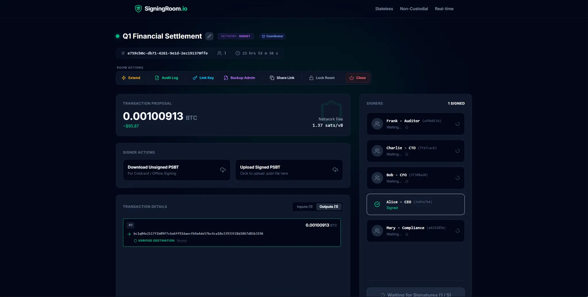 Screenshot 6 of SigningRoom.io